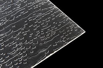 Textured clear GPPS plastic polycarbonate sheet